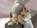 TAGLIAMONTE Designs (LD3556B) 14K Cameo Bracelet w/ *Rubies*Medusa*Reg.$4000