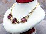 TAGLIAMONTE Designs (SH967N-Amy) 925SS/YGP Venetian Cameo Necklace *Cupid*Reg.$700