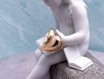 14K Yellow Gold Heart Shaped Pendant / Slide (LDM 2324)