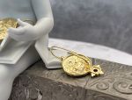 TAGLIAMONTE Designs (SH585) 18K Cameo Earrings *Apollo w/ Chariot and Horses*Reg.$1790
