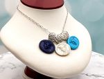 TAGLIAMONTE (1803,1804,1805) 925SS Gemstone Cameo Pendant*Medusa*Reg.$160