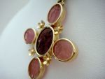 TAGLIAMONTE Designs (LDM2401) 14K Pendant w/ 5 Venetian Cameos *Lovely*