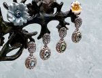 SAMUEL B *BJC* (59555E.BT,59555E.PE) 925SS/18K Peridot/Blue Topaz Earrings *Reg.$185
