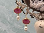 TAGLIAMONTE Designs (2016E,2017E) 925SS/YGP Venetian Cameo Earrings*Reg.$180