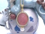 TAGLIAMONTE DESIGNS (HQCR051) 925SS/ YGP Venetian Cameo Pendant *Maened*Reg.$225