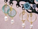 TAGLIAMONTE Designs (RW089,RW091) 925SS/YGP Venetian Cameo Earrings *Sphynx, Apollo*