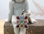 TAGLIAMONTE Designs (1373) 925SS / YGP Venetian Cameo Pendant *Reg.$240