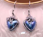 SAMUEL B *BJC* (59054E) 925SS/18K Accents Mabe Pearl Earrings