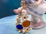 TAGLIAMONTE Design(PN2892B) 925SS/YGP Venetian Cameo Bracelet *Amethyst*Reg.$500