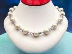 TAGLIAMONTE Designs (1480) 925SS/Rhod. XL Fresh Water Cultured Pearl Necklace* La Principessa*Reg.$1000