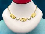 TAGLIAMONTE Designs (2219N) 925/YGP Cameo Necklace *Aphrodite,Cupid*Reg.$300