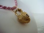 Arts Elegance (1115) 14K Yellow Gold Heart Pendant with Key *Reg. $900