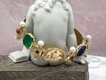 TAGLIAMONTE Designs (LD3554B) 14K Venetian Intaglio Bracelet *Reg.$4000