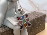 TAGLIAMONTE Designs (1373) 925SS / YGP Venetian Cameo Pendant *Reg.$240
