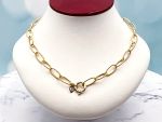 TAGLIAMONTE Designs (LD3509) 14K Oval, Twisted Link Necklace*BOLD*Reg.$1500