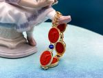 TAGLIAMONTE Designs (2220B) 925SS/YGP Venetian Cameo Bracelet *Lion*Reg.$650