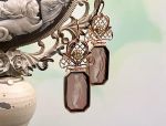 TAGLIAMONTE Designs (1878) 925SS/RGP Venetian Cameo Earrings*Nike*Reg.$285