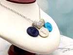 TAGLIAMONTE (1803,1804,1805) 925SS Gemstone Cameo Pendant*Medusa*Reg.$160