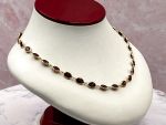 TAGLIAMONTE Designs (LD3549-Garnet)14K Gemstone By the Inch Necklace*Reg.$1795