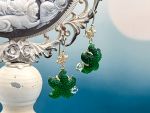 TAGLIAMONTE Designs (2214E) 925SS/YGP Venetian Cameo Earrings*Sea Life*Reg.$240