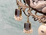 TAGLIAMONTE Designs (2033E) 925SS/YGP Intaglio Earrings*Reg.$325
