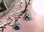 SAMUEL B *BJC* (60105E.A) 925SS/18K Amethyst Earrings *Reg.$150*