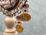 TAGLIAMONTE Designs (SH151-Amy) 18K Venetian Cameo Earrings w/ Pearls*Venus,Cupid*Reg.$2500