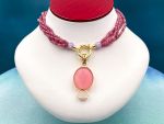 TAGLIAMONTE Designs (PN2936N) 925SS/YGP Venetian Cameo Statement Necklace*Venus*Reg.$600