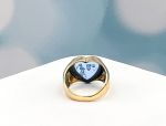 TAGLIAMONTE (1947)925SS/YGP Pink Cameo Ring*Size 5