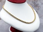 (LD4005N) 18K Solid Rope Necklace*30.7Gms*Reg.$5000