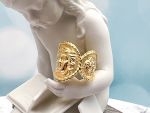 TAGLIAMONTE Designs (1782) 925SS /YGP Ring *Medusa*Reg.150