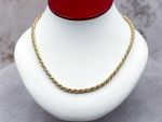 (LD4005N) 18K Solid Rope Necklace*30.7Gms*Reg.$5000