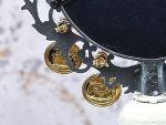 TAGLIAMONTE Designs (SH887E-Ruby) 14K Cameo Earrings w/ Rubies*Hercules*Reg.$650