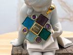 TAGLIAMONTE Designs (1393) 925SS/YGP Venetian Cameo Pendant*Reg.300