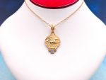TAGLIAMONTE Designs (1900) 925SS/YGP Cameo Pendant *Aurora*Reg.$200