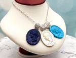 TAGLIAMONTE (1800,1801,1802) 925SS Gemstone Cameo Pendant*Ceres*Reg.$175