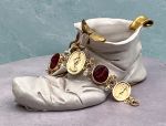 TAGLIAMONTE Designs (SH071-Red) 18K Cameo Bracelet w/ *Rubies, Pearls*Venus*Reg.$5500