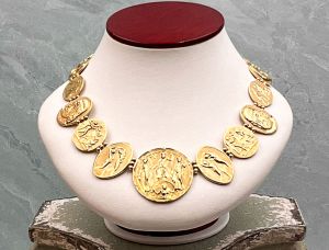 TAGLIAMONTE Designs (ORO-149) 18K Multi-Cameo Necklace *Once in a Lifetime*