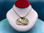 TAGLIAMONTE Designs (1616) 925SS/YGP Cameo Statement Necklace *Ages of Love*Reg.$900
