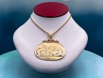 TAGLIAMONTE Designs (1614) 925SS/YGP Cameo Statement Necklace *Ages of Love*Reg.$900