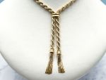 Milor (LD4013N) 18K Rope w/ Tassel Style Necklace*24 Grams*Reg.$2400