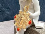 TAGLIAMONTE Designs (SH644) 18K Cameo Pendant w/ Coral *Medusa* Reg.$3200