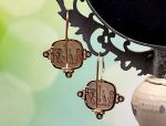 TAGLIAMONTE Designs (OR147-VL) 925SS/YGP Venetian Cameo Earrings *Reg.$220