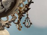 (LD3542E) 14K Victorian Style Reproduction Natural Opal Earrings*Reg.$450