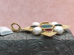 TAGLIAMONTE Designs (Q21102) 925SS / YGP Venetian Cameo Pendant *Athena*
