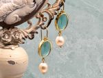 TAGLIAMONTE Designs (2019E,2014E) 925SS/YGP Venetian Cameo Earrings*Reg.$180