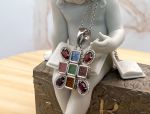 TAGLIAMONTE Designs (1373) 925SS / YGP Venetian Cameo Pendant *Reg.$240