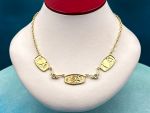 TAGLIAMONTE Designs (2219N) 925/YGP Cameo Necklace *Aphrodite,Cupid*Reg.$300