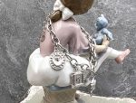 TAGLIAMONTE Designs (1891) 925SS/Rhod Cameo Charm Bracelet*Flora,Medusa,Cupid* Reg.$350