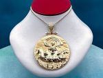 TAGLIAMONTE Designs (2218P) 925/YGP Cameo Pendant *Apollo*Reg.$400